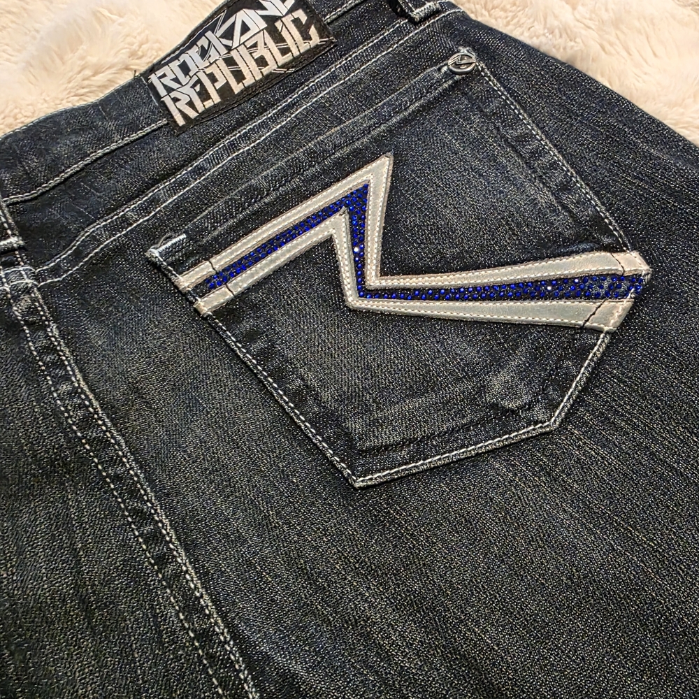 Rock & Republic Blue Boot Cut Jeans